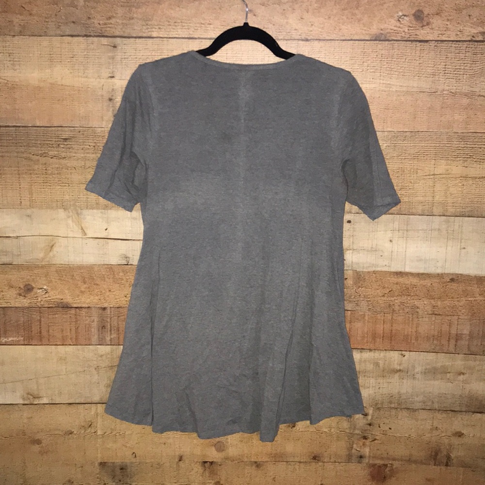 Solid Grey Perfect T - Picture 3 of 3